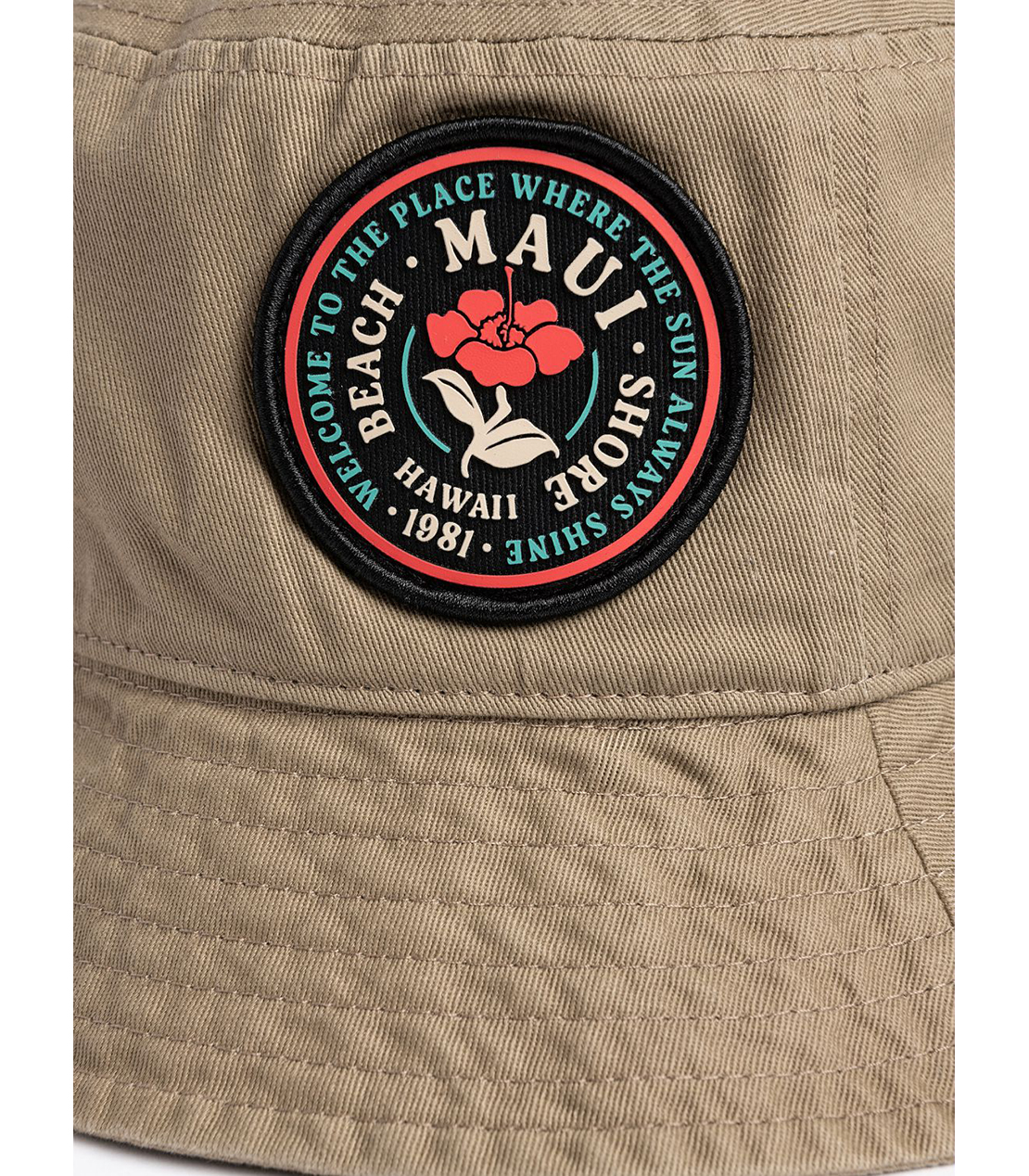 ハワイアンパッチ バケットハット 詳細画像 ベージュ 4